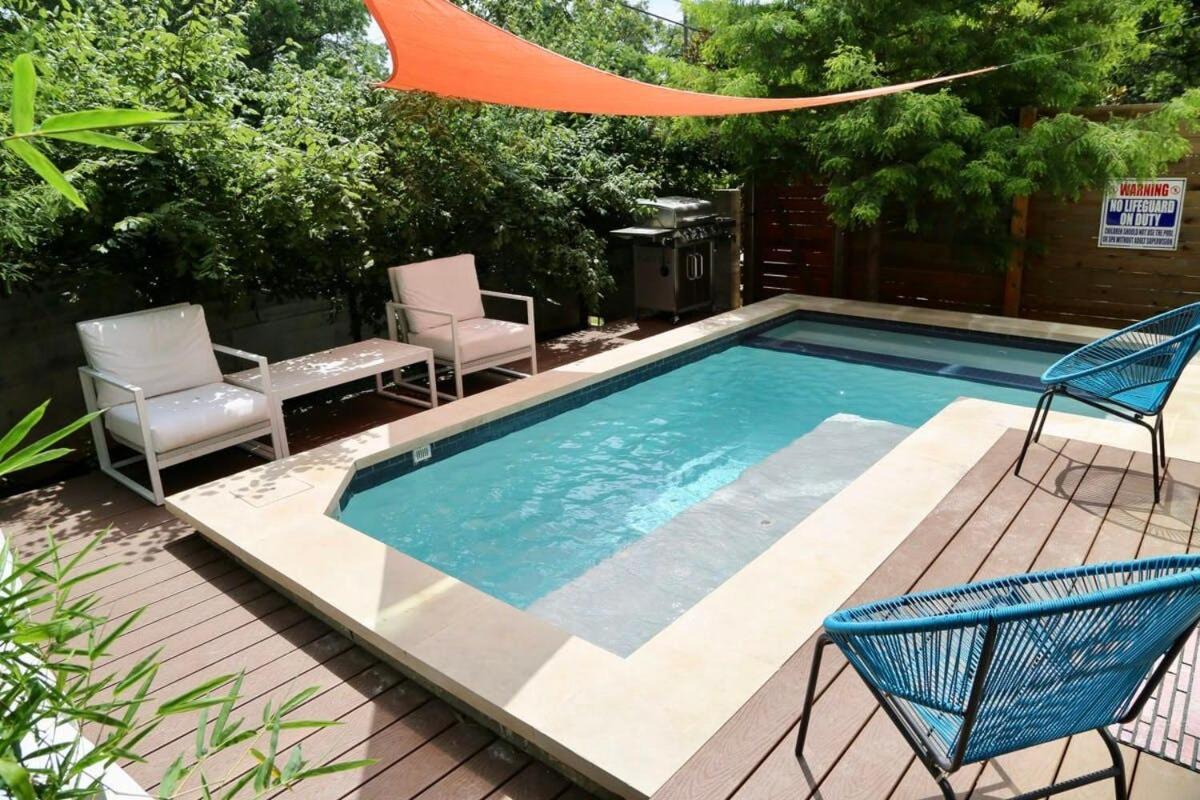 Stunning Modern Home W Pool & Hot Tub In Dt Όστιν Εξωτερικό φωτογραφία